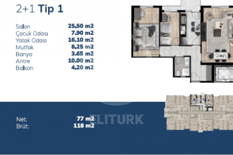Bostadskomplex  i Istanbul, istanbul, Turkiet Nr. 59617 - 13