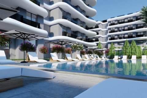 1+1 Lägenhet  i Alanya, Antalya, Turkiet Nr. 58818 - 2