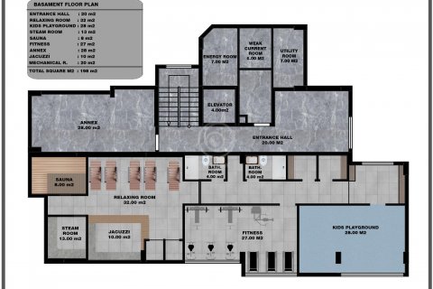 1+1 Lägenhet i Veluxe Residence &#8212; резиденция отельной концепции с инфраструктурой отдыха и СПА, Alanya, Antalya, Turkiet Nr. 56148 - 21