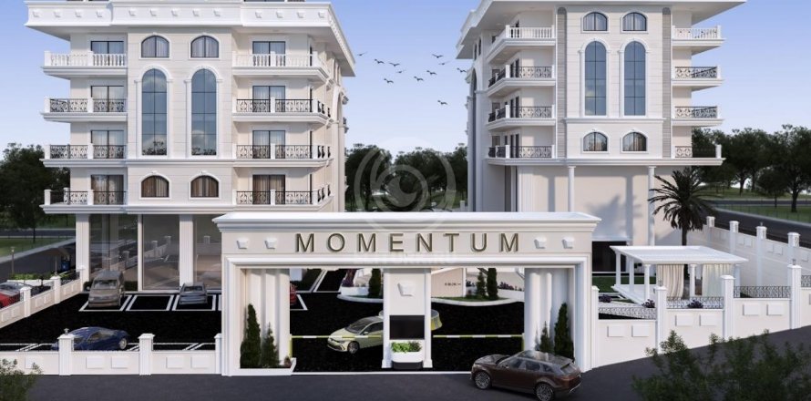 3+1 Lägenhet i MOMENTUM RESIDENCE &#8212; европейский комплекс с инфраструктурой отеля, Alanya, Antalya, Turkiet Nr. 57092