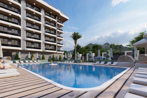 1+1 Lägenhet  i Alanya, Antalya, Turkiet Nr. 58936 - 1