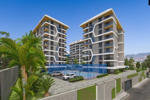 1+1 Lägenhet  i Alanya, Antalya, Turkiet Nr. 61585 - 5