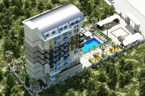 1+1 Lägenhet  i Alanya, Antalya, Turkiet Nr. 58945 - 6