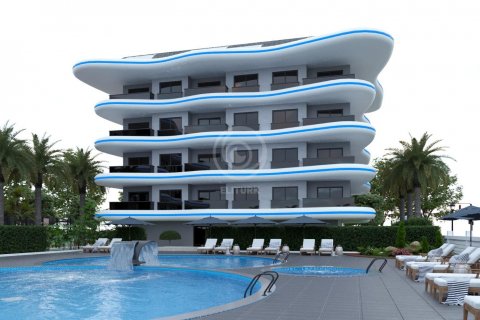1+1 Lägenhet i Lotus Twins Incekum &#8212; резиденция рядом с Авсалларом, подходит для ВНЖ, Alanya, Antalya, Turkiet Nr. 56372 - 3