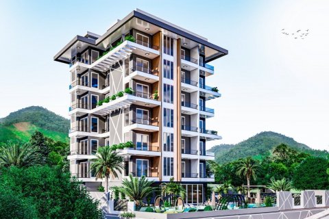 1+1 Lägenhet  i Alanya, Antalya, Turkiet Nr. 58885 - 1