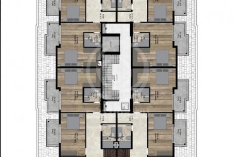 3+1 Lägenhet i MOMENTUM RESIDENCE &#8212; европейский комплекс с инфраструктурой отеля, Alanya, Antalya, Turkiet Nr. 57092 - 19