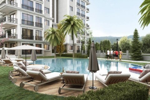 1+1 Lägenhet  i Alanya, Antalya, Turkiet Nr. 58859 - 1