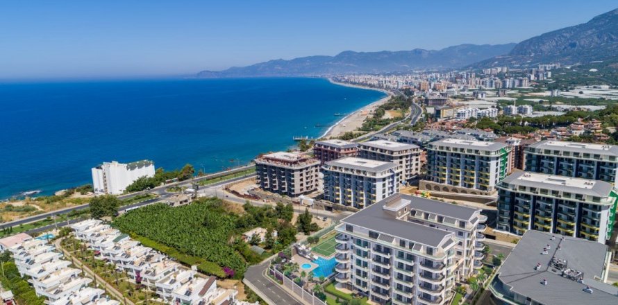 1+1 Lägenhet  i Alanya, Antalya, Turkiet Nr. 59045