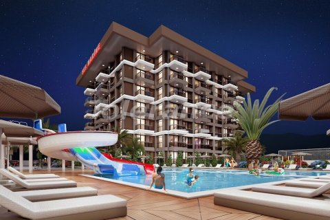 1+1 Lägenhet  i Alanya, Antalya, Turkiet Nr. 63139 - 3