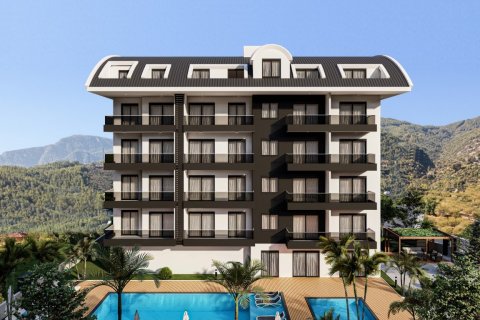 1+1 Lägenhet  i Alanya, Antalya, Turkiet Nr. 64478 - 3