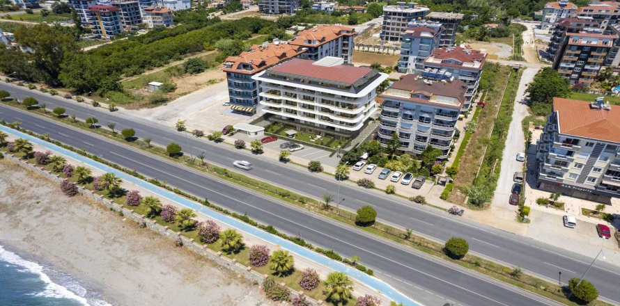 1+1 Lägenhet i Oxo Beach, Kestel, Antalya, Turkiet Nr. 63581