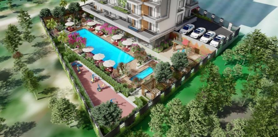 2+1 Lägenhet i Jasmine Boutique Life — новый инвестиционный проект в зеленой зоне, Alanya, Antalya, Turkiet Nr. 64390