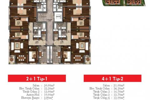 2+1 Lägenhet  i Istanbul, istanbul, Turkiet Nr. 64779 - 26