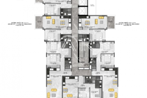 1+1 Lägenhet i A project with the infrastructure of a five-star hotel in the Oba area, Alanya, Antalya, Turkiet Nr. 63989 - 14