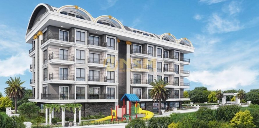 1+1 Lägenhet  i Alanya, Antalya, Turkiet Nr. 68284