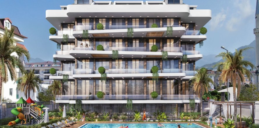 Bostadskomplex  i Kestel, Antalya, Turkiet Nr. 70576