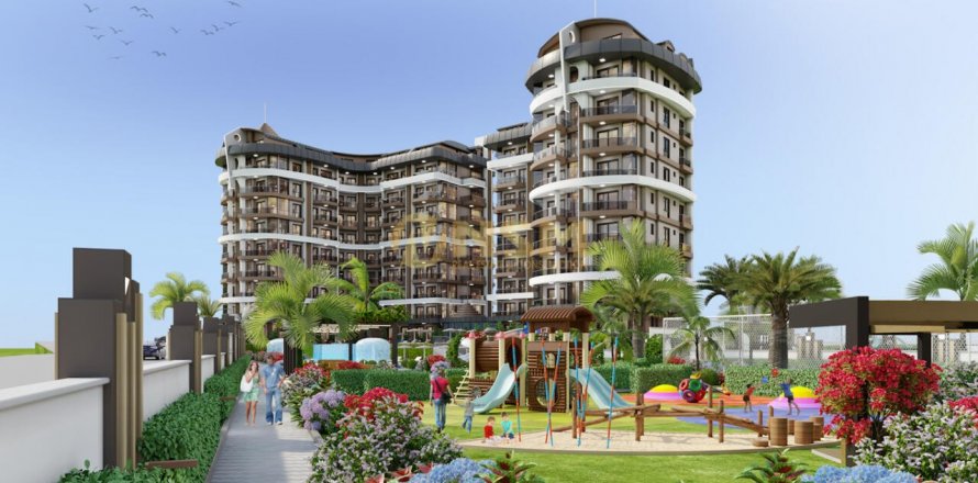 1+1 Lägenhet  i Alanya, Antalya, Turkiet Nr. 68235