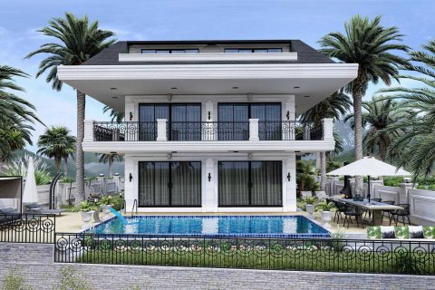 4+1 Villa  i Kargicak, Alanya, Antalya, Turkiet Nr. 69275 - 1