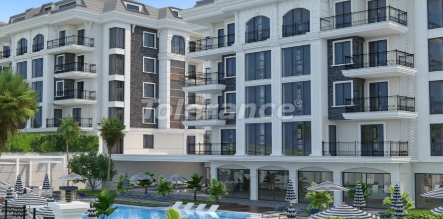 1+1 Lägenhet  i Alanya, Antalya, Turkiet Nr. 67000