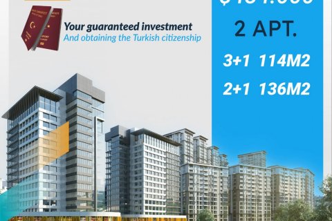 1+2 Lägenhet i Gaziosmanpasa, Istanbul, istanbul, Turkiet Nr. 67970 - 1