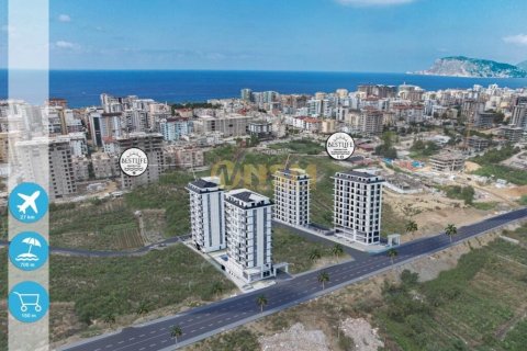 1+1 Lägenhet  i Alanya, Antalya, Turkiet Nr. 68225 - 2