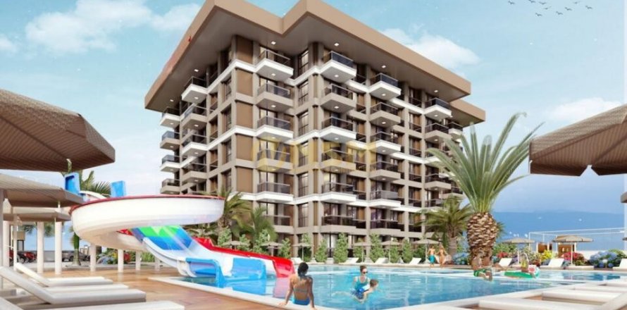 1+1 Lägenhet  i Alanya, Antalya, Turkiet Nr. 68305