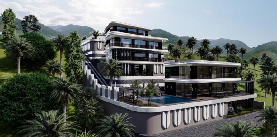 4+1 Takvåning i Arcadia View Villa, Alanya, Antalya, Turkiet Nr. 67938
