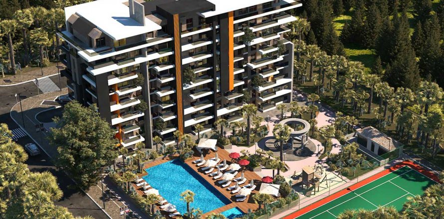 Bostadskomplex  i Altintash, Antalya, Turkiet Nr. 76890