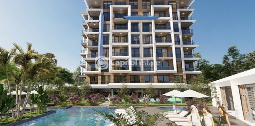 1+1 Lägenhet  i Antalya, Turkiet Nr. 74330