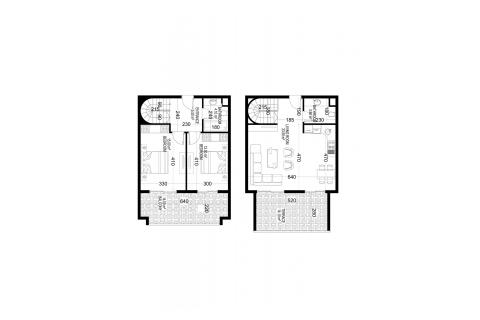 2+1 Takvåning i Yekta Kingdom Premium, Mahmutlar, Antalya, Turkiet Nr. 72828