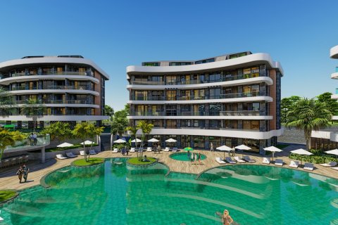 1+1 Lägenhet  i Alanya, Antalya, Turkiet Nr. 77495 - 23