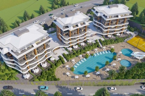 1+1 Lägenhet  i Alanya, Antalya, Turkiet Nr. 80288 - 10