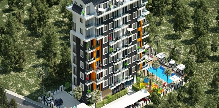 1+1 Bostadskomplex  i Avsallar, Antalya, Turkiet Nr. 79733