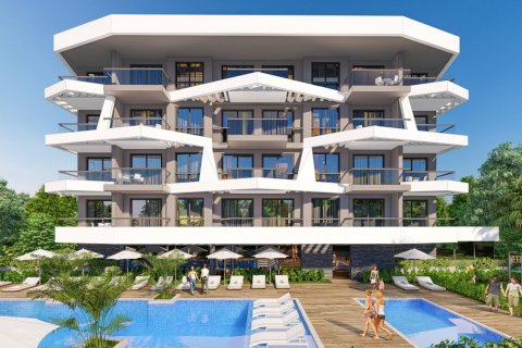 1+1 Lägenhet  i Alanya, Antalya, Turkiet Nr. 82831 - 5