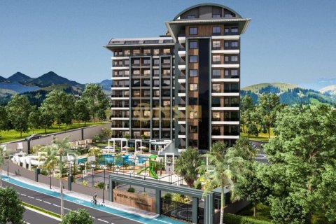 1+1 Lägenhet  i Alanya, Antalya, Turkiet Nr. 83956 - 2