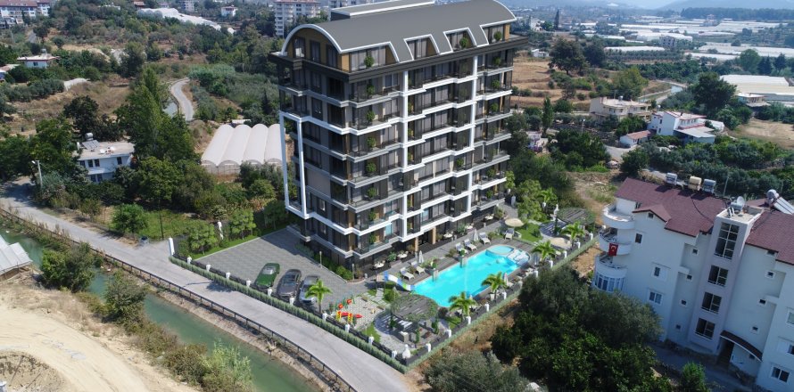 1+1 Lägenhet i Moonlight Star Residence, Avsallar, Antalya, Turkiet Nr. 84295