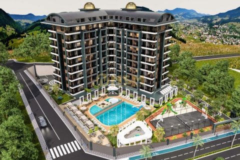 1+1 Lägenhet  i Alanya, Antalya, Turkiet Nr. 83956 - 3