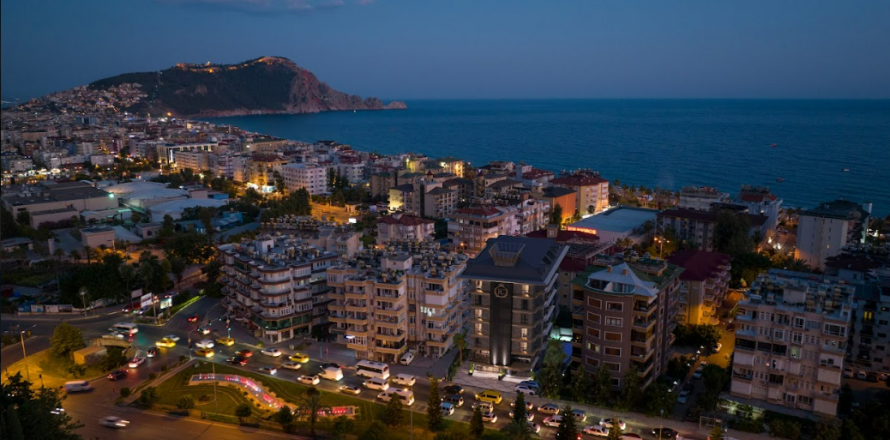 3+1 Takvåning  i Alanya, Antalya, Turkiet Nr. 81336