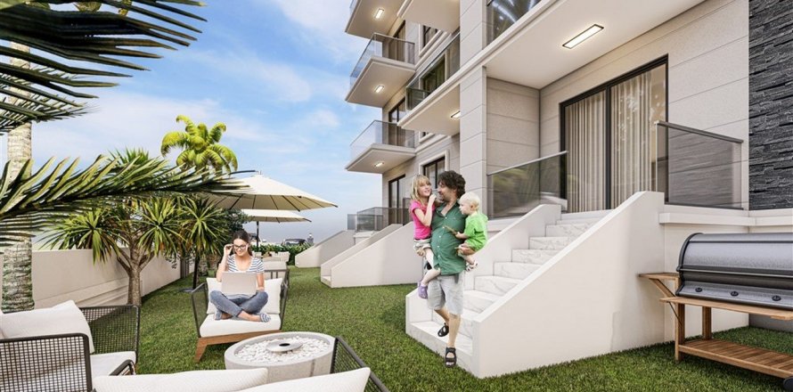 1+1 Bostadskomplex  i Alanya, Antalya, Turkiet Nr. 79727