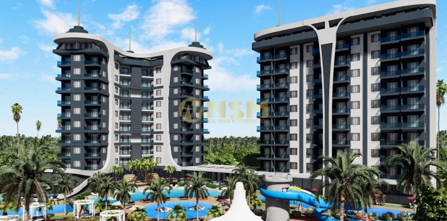 1+1 Lägenhet  i Alanya, Antalya, Turkiet Nr. 83840