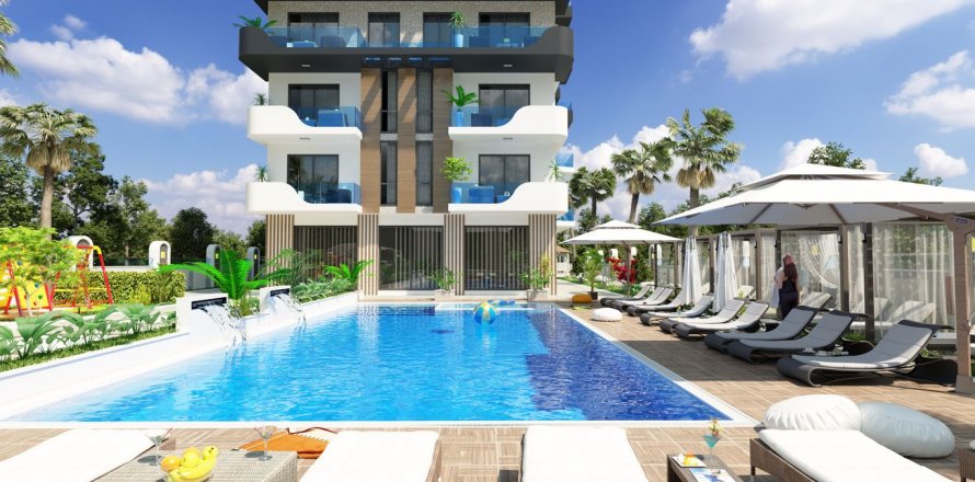 3+1 Lägenhet i Moonlight Residence, Avsallar, Antalya, Turkiet Nr. 84274