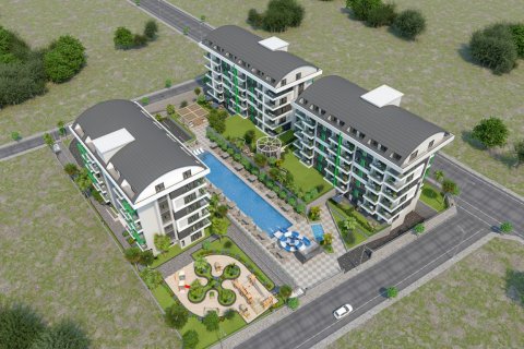 1+1 Lägenhet  i Alanya, Antalya, Turkiet Nr. 83784 - 10