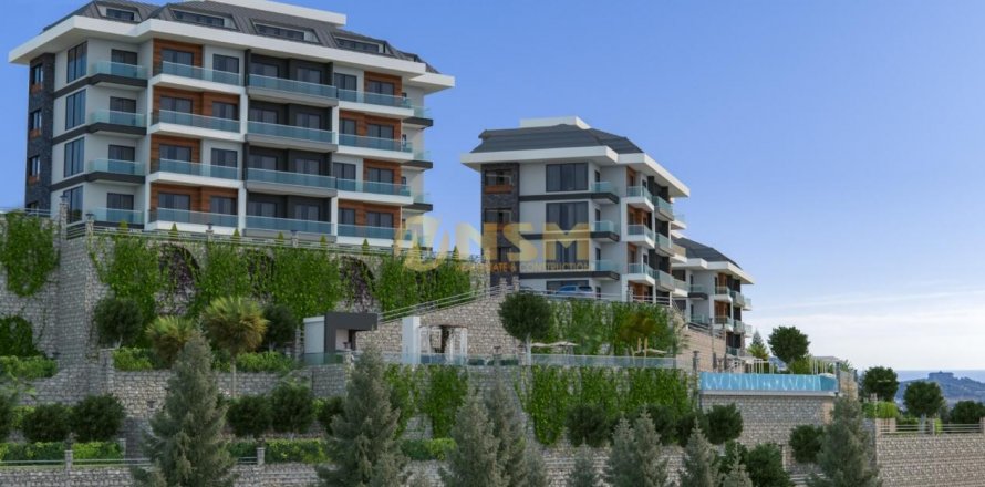 1+1 Lägenhet  i Alanya, Antalya, Turkiet Nr. 83856