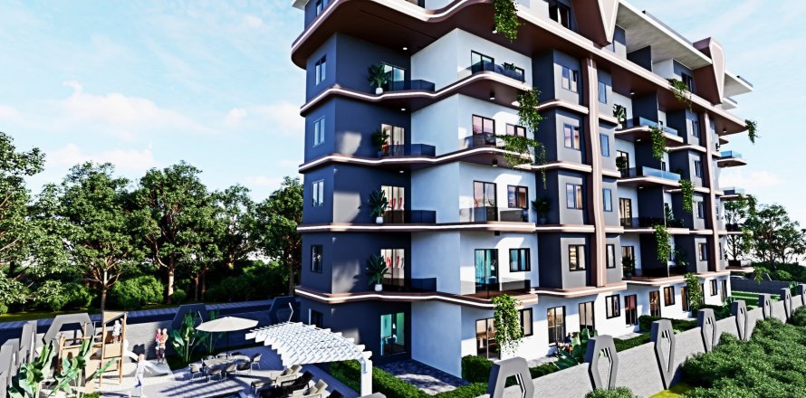 1+1 Lägenhet  i Gazipasa, Antalya, Turkiet Nr. 80022