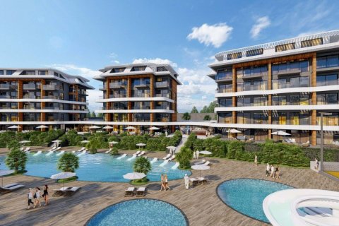 1+1 Lägenhet  i Alanya, Antalya, Turkiet Nr. 80288 - 12