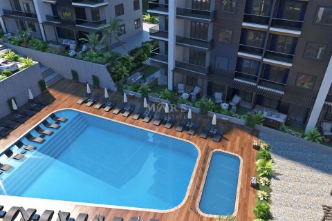 Daire Ultra-new low-rise residential complex of comfort class at affordable prices, built among orange trees in the Oba area. 1+0, Alanya, Antalya, Türkiye №49640 - 23