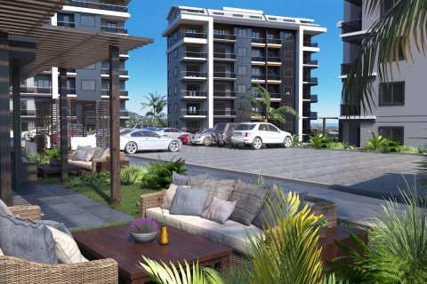 Daire Ultra-new low-rise residential complex of comfort class at affordable prices, built among orange trees in the Oba area. 1+0, Alanya, Antalya, Türkiye №49640 - 26