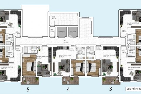 Daire  1+1  Avsallar, Antalya, Türkiye №47427 - 9