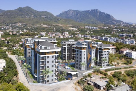 Daire Ultra-new low-rise residential complex of comfort class at affordable prices, built among orange trees in the Oba area. 1+0, Alanya, Antalya, Türkiye №49640 - 3