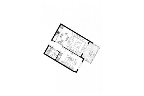 Daire Yekta Sungate Residence 1+1, Gazipaşa, Antalya, Türkiye №160695